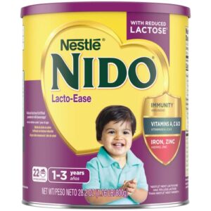nestle nido lacto-ease toddler powdered milk beverage - 28.2 oz canister - toddler drink mix