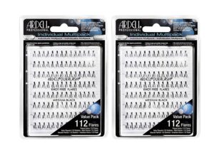 2 set of 112 ardell multipack individual lashes, knot-free medium bundled by maven gifts