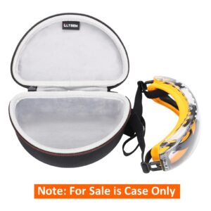 LTGEM Safety Glasses Case for Dewalt DPG82/DPG82-11/DPG82-11C/DPG82-11D/DPG82-21/DPG82-21C/DPG82-21D/DPG84, Grey (Case Only)