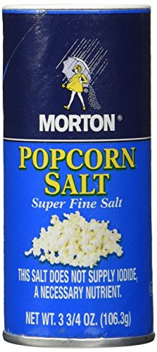 Morton popcorn salt 3.75-oz, Pack of 2