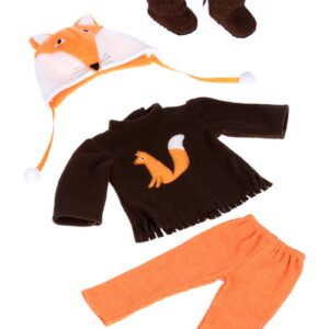 - Foxy - 4 Piece Outfit - Hat, Blouse, Leggings and Boots. Clothes Fits 18 Inch Doll (Doll Not Included)