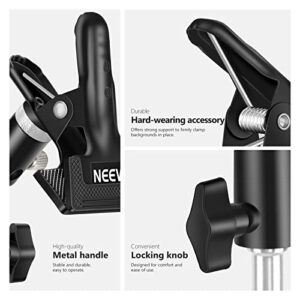 Neewer 2 PCS Photo Studio Heavy Duty Metal Clamp Holder with 5/8" Light Stand Attachment for Reflector