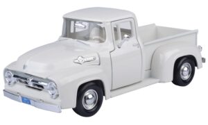 motor max 1956 ford f-100 pick up, white 73235ac - 1/24 scale diecast model toy car