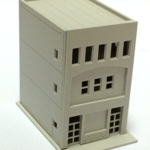 Outland Models Railway Modern 3-Story Building / Shop B Unpainted N Scale 1:160