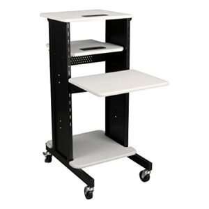 norwood commercial furniture laptop caddy cart presentation station, nor-ty-1000