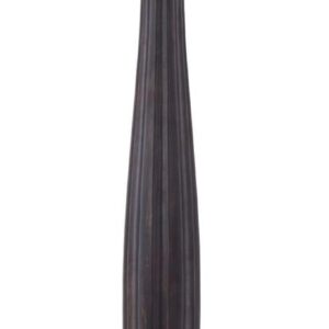 Barnes and Ivy Rita Traditional Victorian Torchiere Floor Lamp 75" Tall Carved Wood Amber Glass Shade Foot Dimmer Standing Light for Living Room Reading House Bedroom Home Office