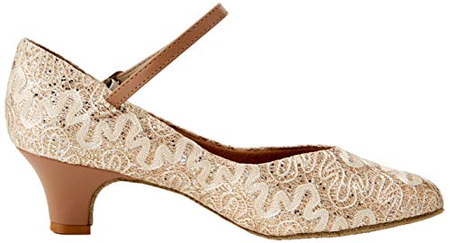 So Danca Women's Ballroom & Latin Shoes, Gold Gold Sparkle Gold Sparkle, 7.5