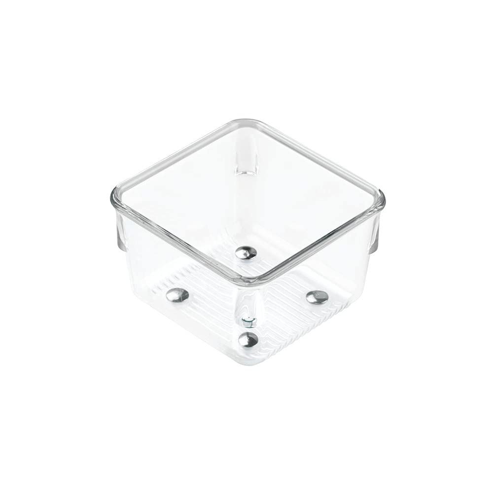 InterDesign Linus 2 in. H x 13.7 in. W x 10.7 in. L Clear Plastic Cutlery Tray