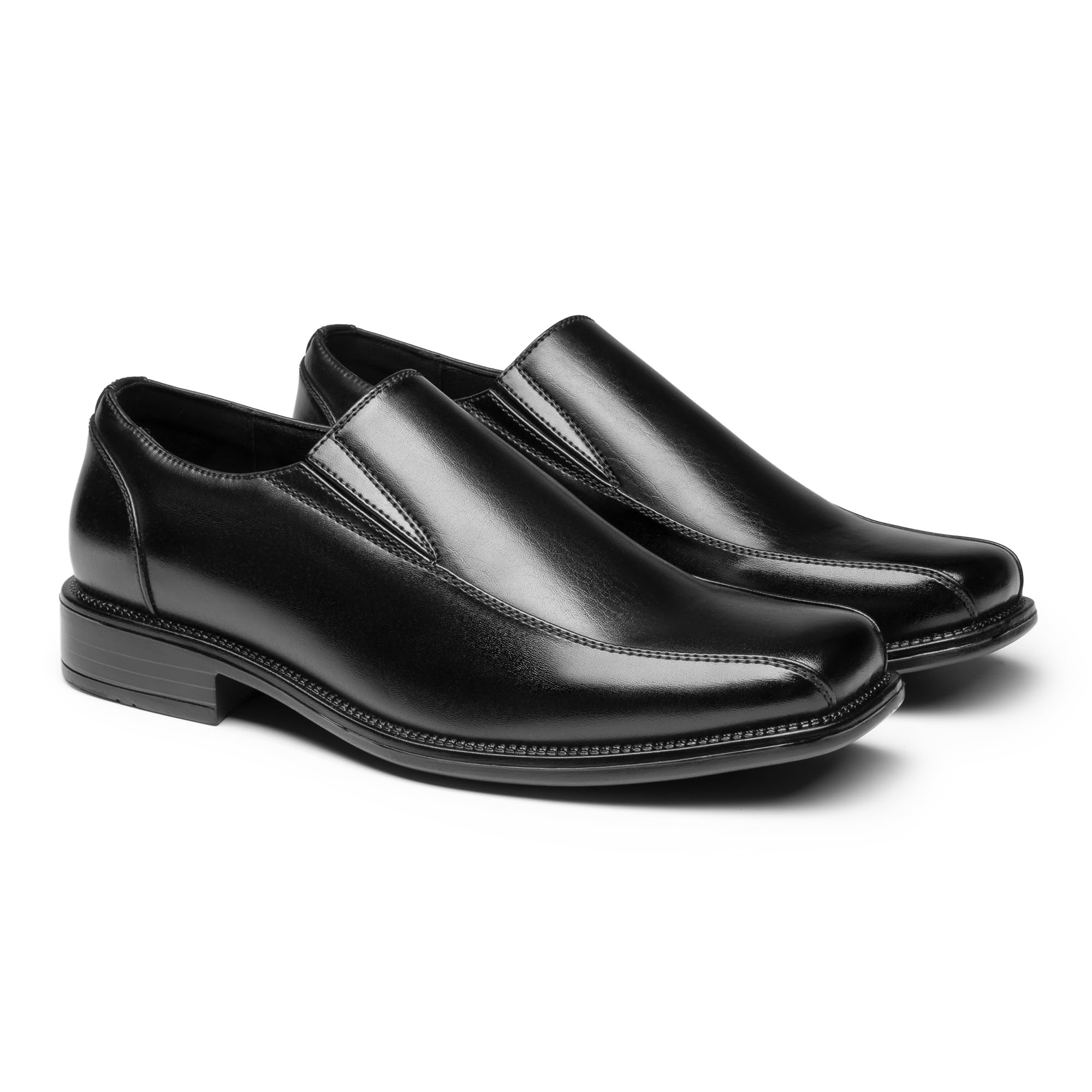 Bruno Marc Mens Leather Lined Dress Loafers Shoes, 1-Black - 8.5 (State-01)