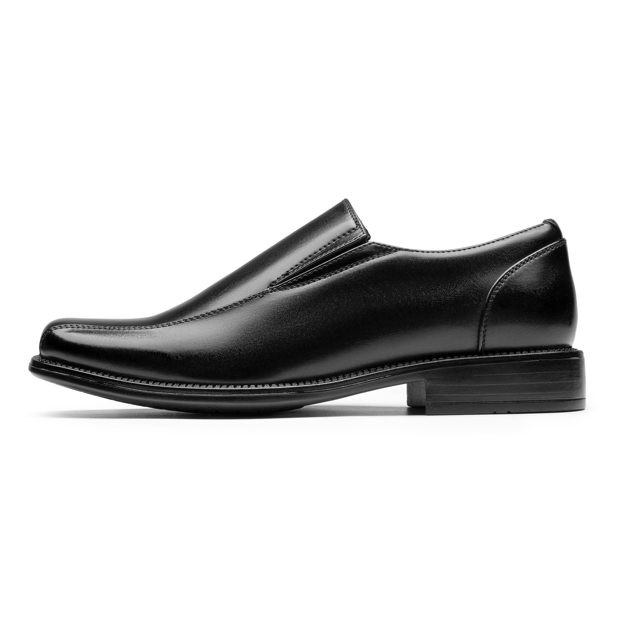 Bruno Marc Mens Leather Lined Dress Loafers Shoes, 1-Black - 9.5 (State-01)