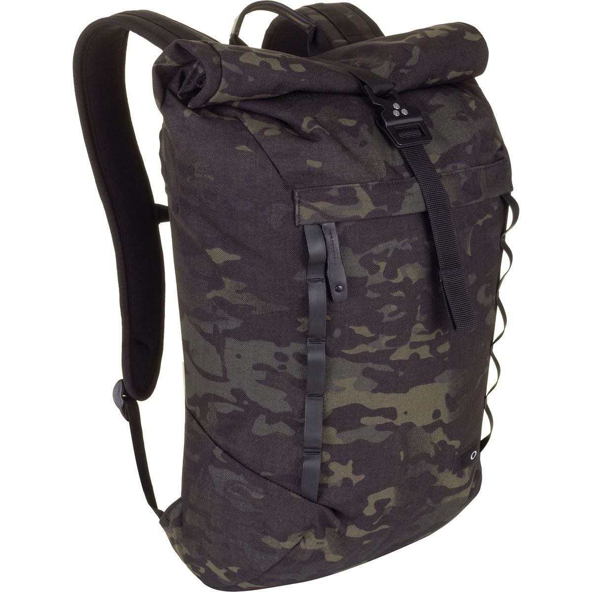 Oakley Men's Voyage 23L Roll Top Backpack, Black Multicam, One Size