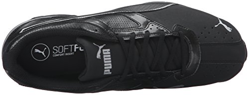 PUMA Men's Tazon 6 FM Puma Black/ Puma Silver Running Shoe - 11 D(M) US