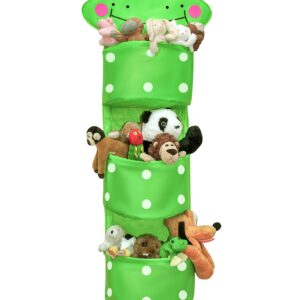 Bennet & Bradley Hanging Toy Storage | Kids Hanging Toy Storage |Closet Organizer for Baby Clothes, Stuffed Animal Storage 100% Guarantee | Includes Bonus & Luxury Gift Box