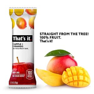 That's it. Variety Pack 100% Natural Real Fruit Bar, Best High Fiber Vegan, Gluten Free Healthy Snack, Paleo for Children & Adults, Non GMO No Added Sugar, No Preservatives Energy Food (12 Pack)