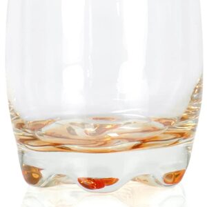 Red Co. Vibrant Splash Water Beverage Glasses, 9.75 Ounce - Set of 4