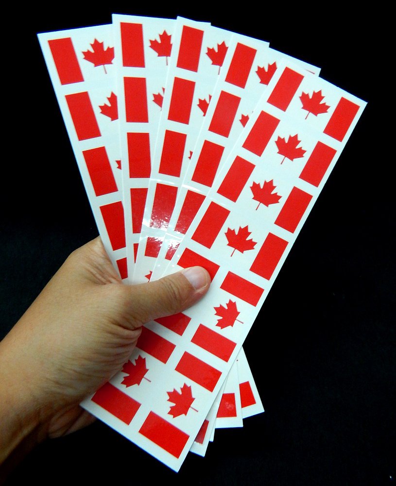 40 Tattoos: Canada Flag, Canadian Party Favors