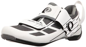 pearl izumi women's w tri fly select v6 cycling shoe, white/shadow grey, 36 eu/5.2 b us