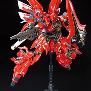 Bandai Hobby RG MSN-06S Sinanju Gundam UC Action Figure (1/144 Scale)