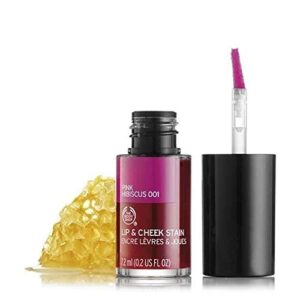 The Body Shop Lip Cheek Stain, 001 Pink Hibiscus, 7.2ml