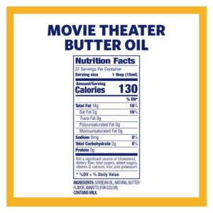 Kernel Season's Movie Theater Popcorn Oil, Butter, 13.75 Ounce, 2 Count