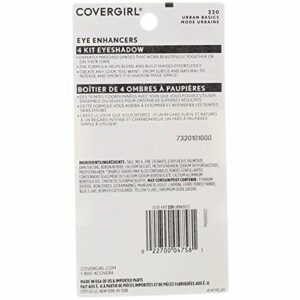 Covergirl Eye Enhancers Mix-and-Match-Quad Shadow 220 Urban Basics, 0.8 Ounce