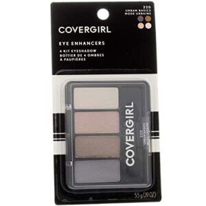 covergirl eye enhancers mix-and-match-quad shadow 220 urban basics, 0.8 ounce