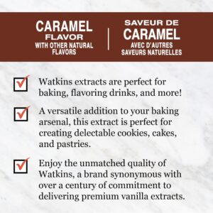 Watkins Caramel Flavor, 2 Fl. Oz., 1-Pack