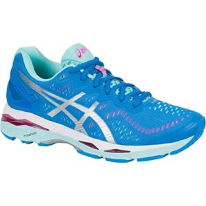 ASICS Women's Gel-Kayano 23 Running Shoe, Diva Blue/Silver/Aqua Splash, 6 M US