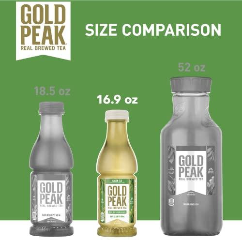 Gold Peak Sweetened Green Iced Tea Drink, 16.9 fl oz, 6 Pack