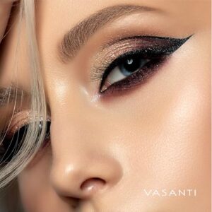 VASANTI Kajal Waterline Eyeliner Pencil - Long-lasting, Waterproof, Smudge-proof, Safe for Sensitive Eyes, Waterline Eye Liner - Opthalmologist Approved and Tested (Intense Black)
