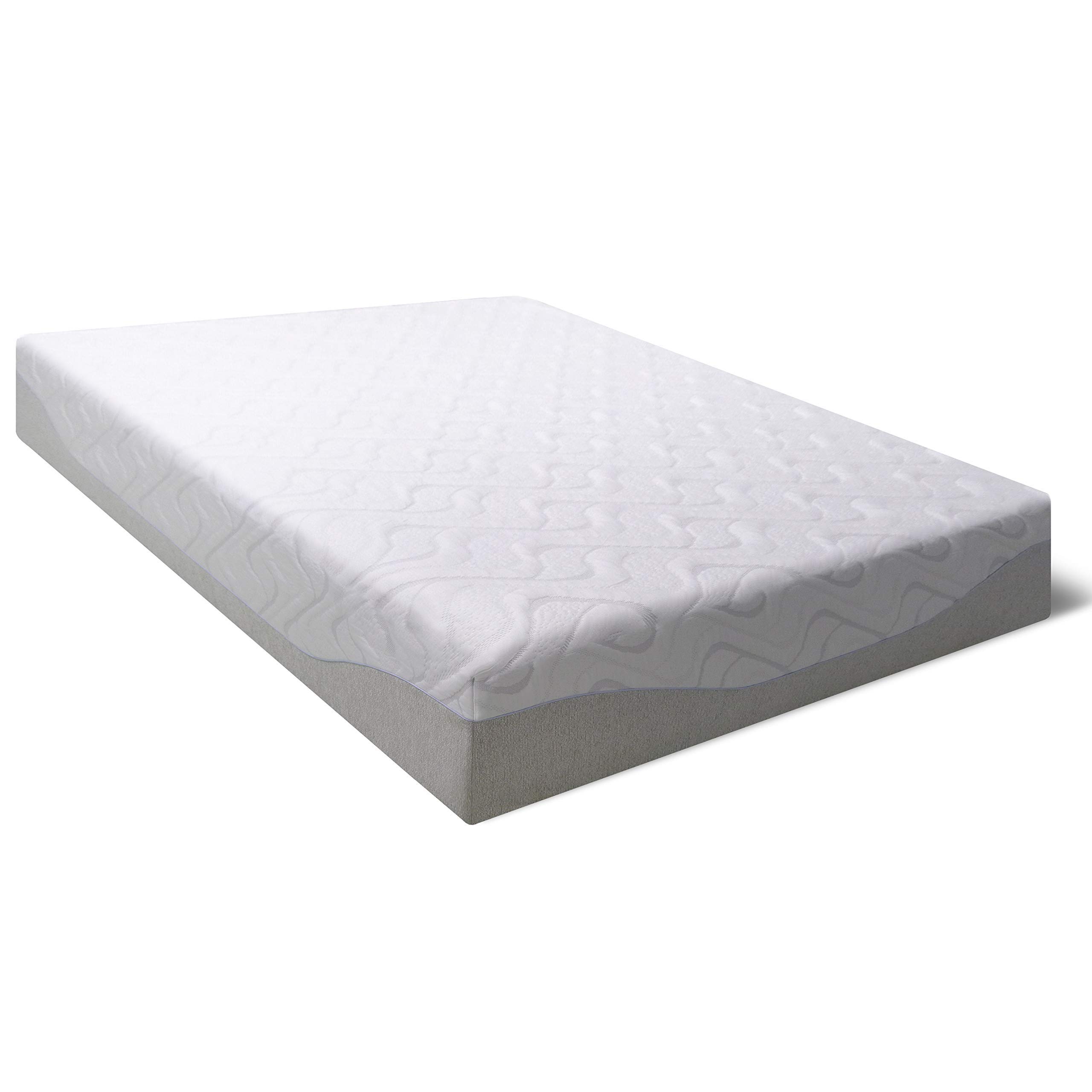 Best Price Mattress 11" Gel Infused Memory Foam Mattress Queen Size, White