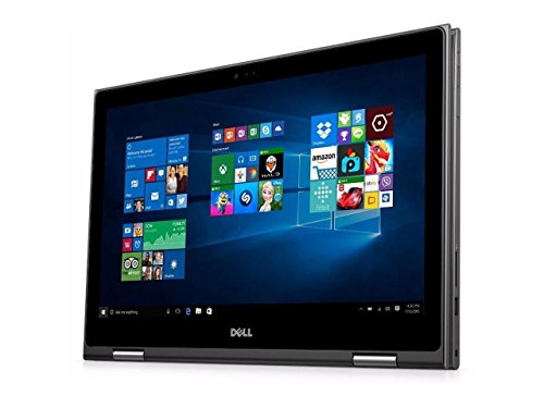 Dell i5568 15.6" FHD 2-in-1 Laptop (Intel Core i7-6500U 2.5GHz Processor, 8 GB RAM, 1 TB HDD, Windows 10) Gray