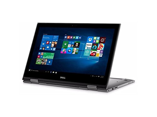 Dell i5568 15.6" FHD 2-in-1 Laptop (Intel Core i7-6500U 2.5GHz Processor, 8 GB RAM, 1 TB HDD, Windows 10) Gray