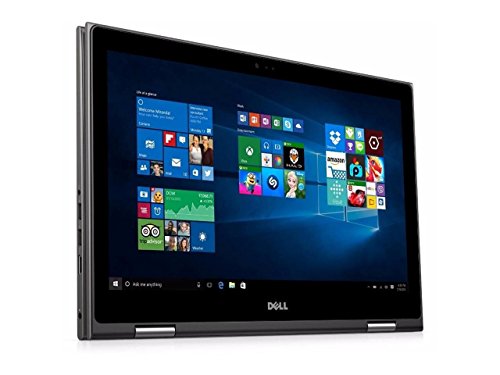 Dell i5568 15.6" FHD 2-in-1 Laptop (Intel Core i7-6500U 2.5GHz Processor, 8 GB RAM, 1 TB HDD, Windows 10) Gray