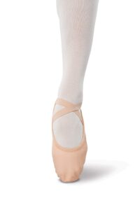 danshuz women's women's stretch split sole ballet shoes - danshuz pink leather dance shoes 8.5
