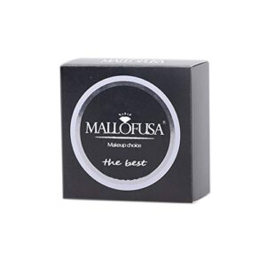 Mallofusa Translucent Powder Loose Setting Powder Foundation Face Powder Oil Control Makeup Cosmetic Mineral Formula Oil Control W/Puff 0.63 OZ Natural (2#)