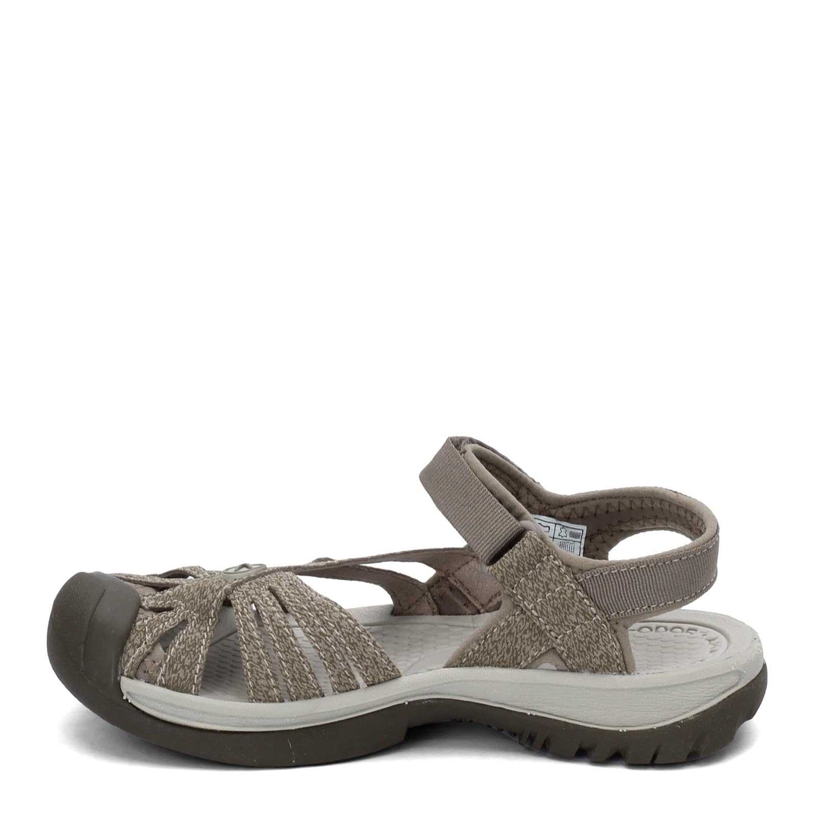 KEEN Women's Rose Casual Closed Toe Sandals, Brindle/Shitake, 9