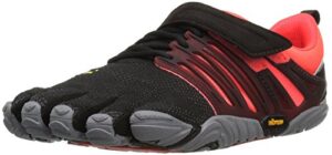 vibram women's v-train cross-trainer shoe, black/coral/grey, 36 eu/6 m us