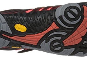 Vibram Women's V-Train Cross-Trainer Shoe, Black/Coral/Grey, 36 EU/6 M US