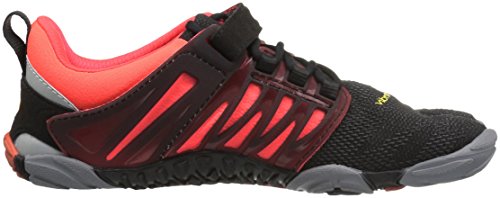 Vibram Women's V-Train Cross-Trainer Shoe, Black/Coral/Grey, 36 EU/6 M US