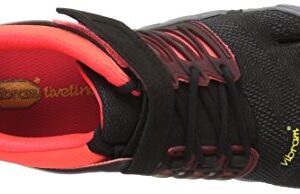 Vibram Women's V-Train Cross-Trainer Shoe, Black/Coral/Grey, 36 EU/6 M US