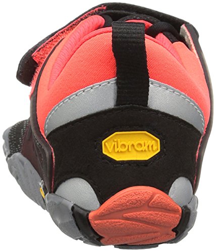 Vibram Women's V-Train Cross-Trainer Shoe, Black/Coral/Grey, 36 EU/6 M US