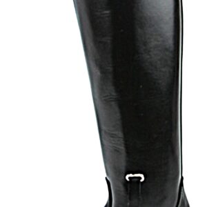 Hispar Women Ladies Dignity Dress Dressage Horse Riding Boots Stylish Fashion Equestrian Pull On - Black 11 Slim Calf