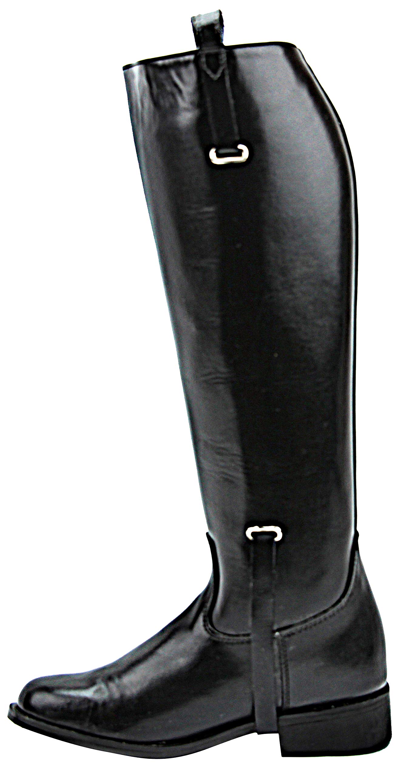 Hispar Women Ladies Dignity Dress Dressage Horse Riding Boots Stylish Fashion Equestrian Pull On - Black 11 Slim Calf