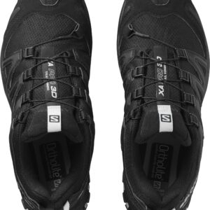 Salomon XA PRO 3D V7 Gore-TEX Trail Running Shoes for Women Sneaker, Black/Black/Mineral Grey, 9