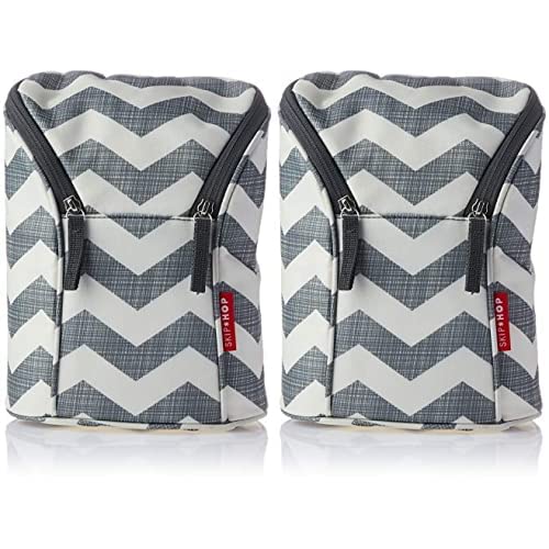 Skip Hop Baby Bottle Bag, Grab & Go, Heather Grey