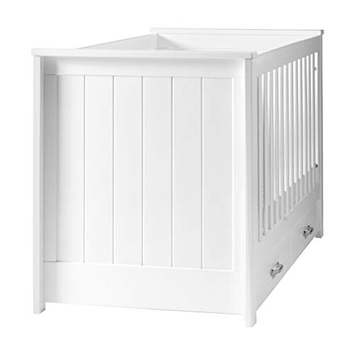 DaVinci Asher 3-in-1 Convertible Crib in White, Greenguard Gold Certified