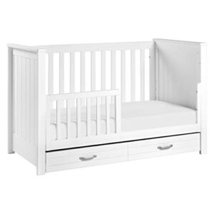 DaVinci Asher 3-in-1 Convertible Crib in White, Greenguard Gold Certified