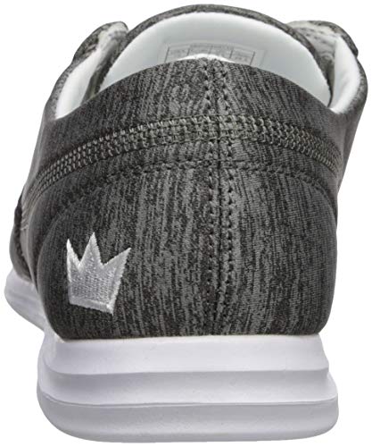 Brunswick Ladies Karma Bowling Shoes- Grey/White, 8.5