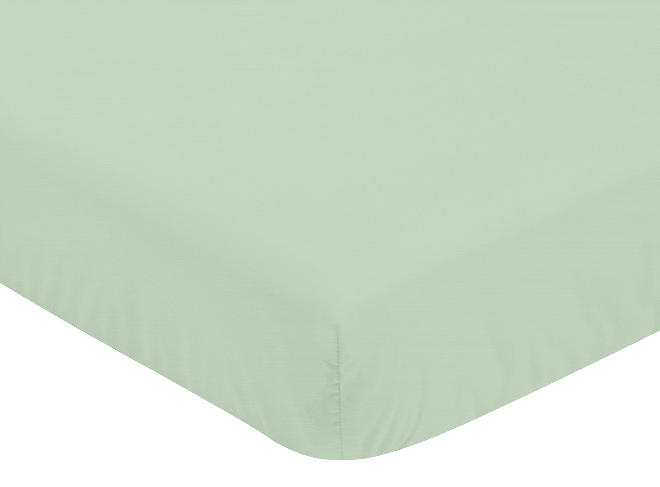 Sweet Jojo Designs Fitted Crib Sheet for Grey, Coral and Mint Woodland Arrow Baby/Toddler Bedding Set Collection - Mint